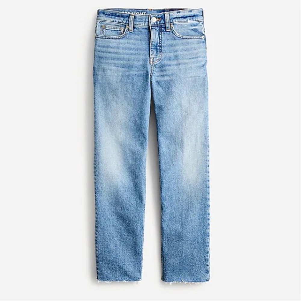 J. Crew Mid-rise '90s classic straight jean in Downtown wash, size 26